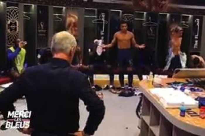 Footage shows Kylian Mbappe's emotional half-time dressing room rant at World Cup final