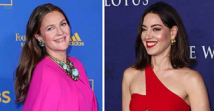 Fans Can't Get Enough As Drew Barrymore & Aubrey Plaza's 'Flirty' Exchange Goes Viral