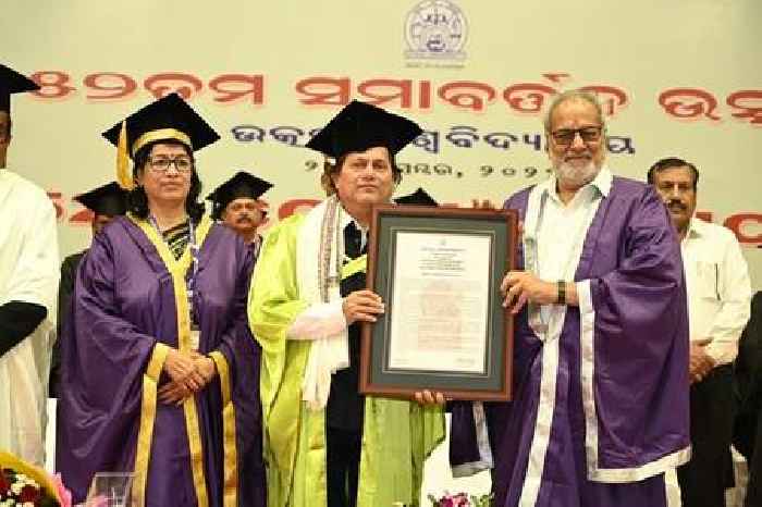 KIIT & KISS Founder Dr. Achyuta Samanta Conferred Honorary Doctorate Degree by Utkal University
