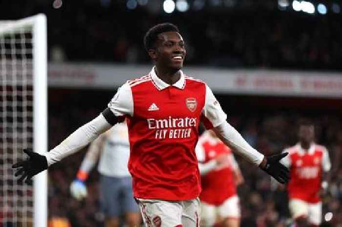 'Perfect replacement for Gabriel Jesus' - Arsenal fans praise Eddie Nketiah after West Ham goal
