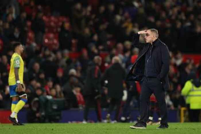 Steve Cooper delivers verdict on Nottingham Forest defeat to Manchester United