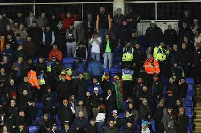 Reading v Swansea City halted after fan collapses in away end