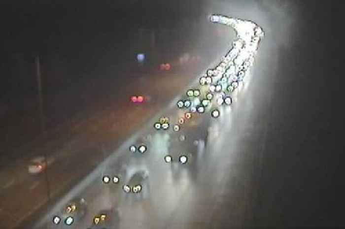 Live M25 traffic updates as crash causes delays through Surrey