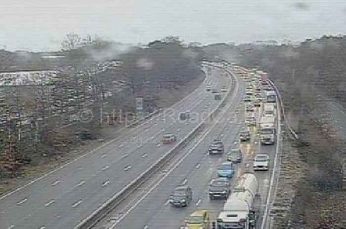 Live M3 traffic updates today as crash shuts lanes near M25 in Surrey