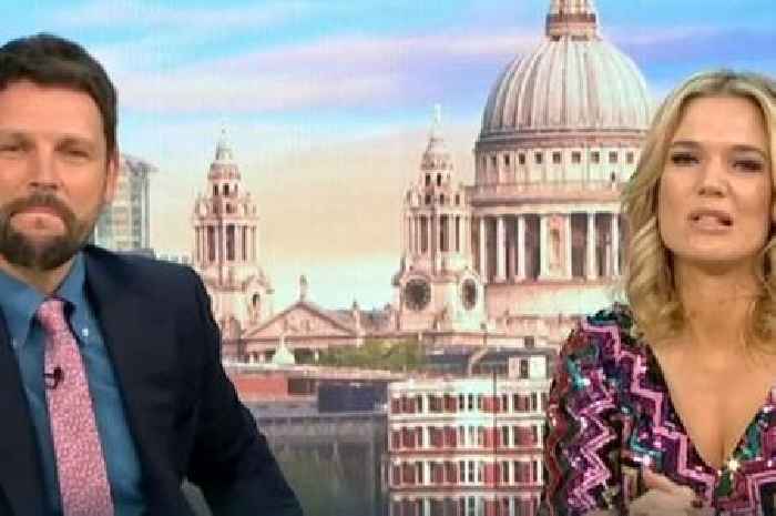 ITV Good Morning Britain's Charlotte Hawkins forces Gordon Smart to change outfit minutes into show