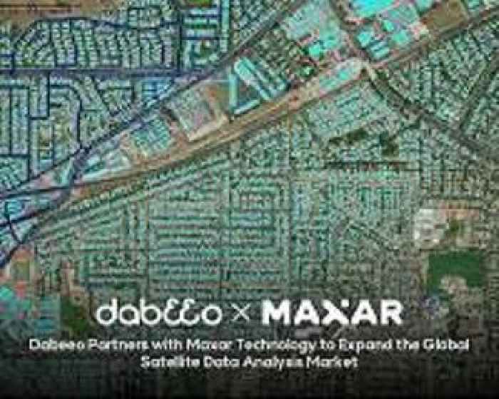 Dabeeo partners with Maxar to expand the global satellite data analysis market