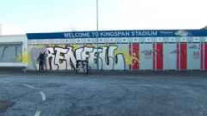Grenfell graffiti daubed on Ulster Rugby stadium
