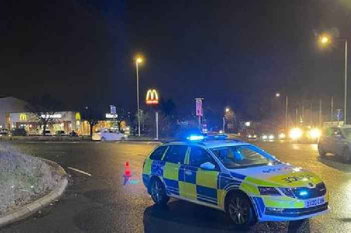 Police closed off Longford Island Cannock after major incident on New Year's Day