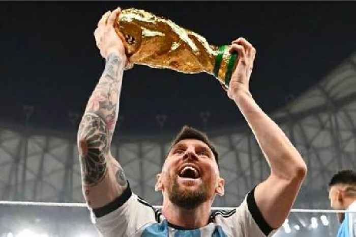 Lionel Messi celebrated with 'fake' World Cup trophy in record-breaking Instagram post