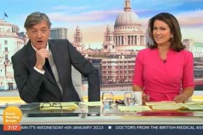 Susanna Reid looks uncomfortable over Richard Madeley experiment before ITV Good Morning Britain cuts to break