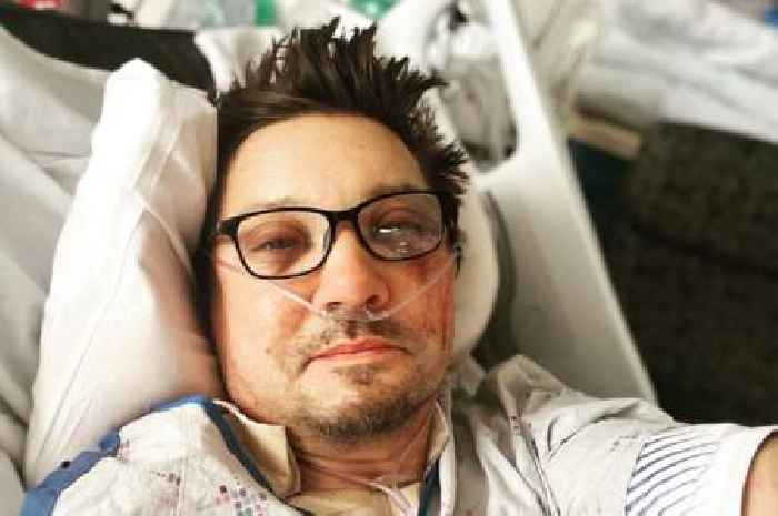 Jeremy Renner shares condition update from hospital bed