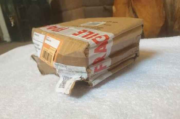 Newton Abbot man's fragile Royal Mail package 'squashed like a pancake'