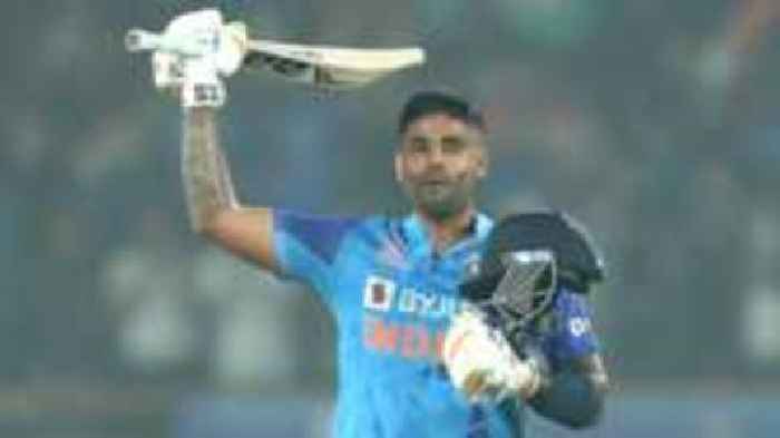 Suryakumar hits 45-ball century as India win series