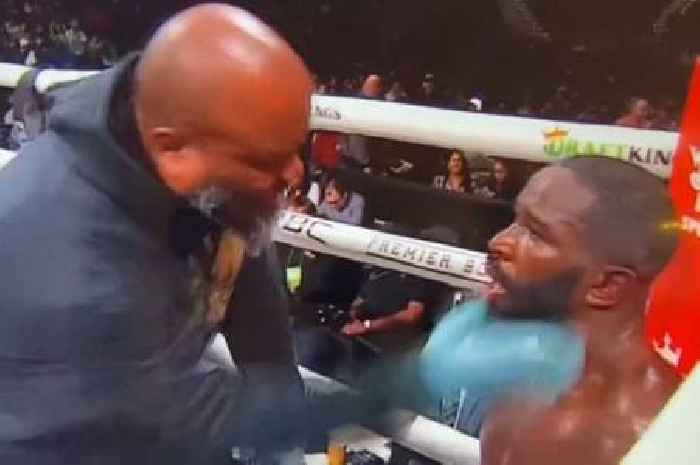 Boxing fans baffled as star's trainer slaps him repeatedly in corner during defeat
