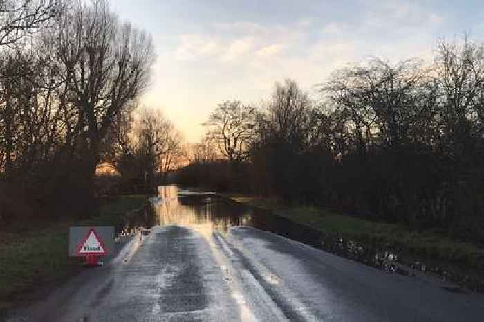 Road closed as flood alert in place for Leicestershire