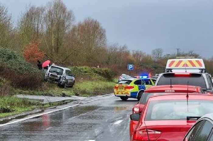 Live A120 updates as road closed due to crash involving four vehicles