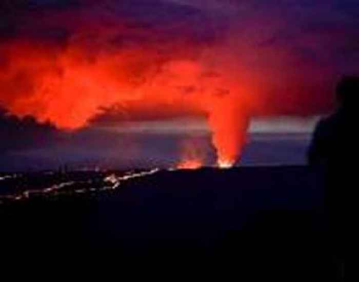 Hawaii volcano erupts again after a month of quiet