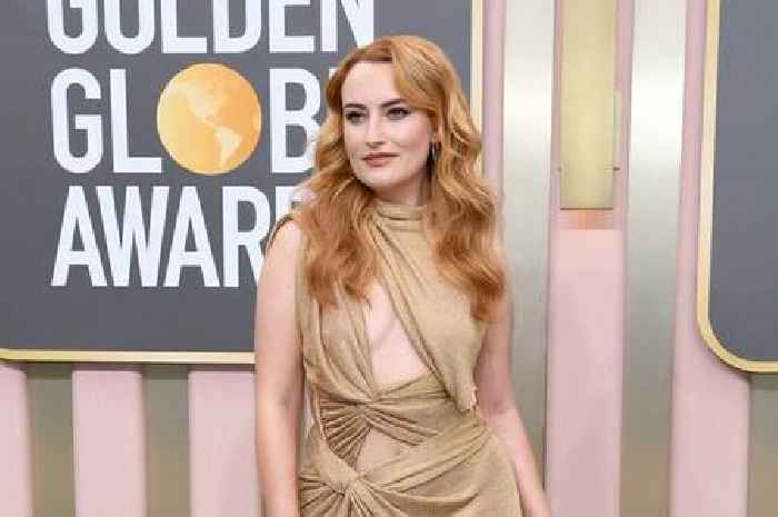 Amelia Dimoldenberg wows on Golden Globes red carpet