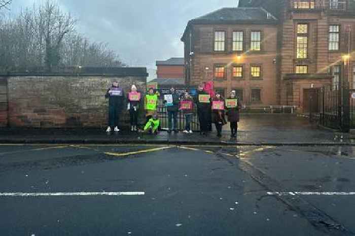 Secondary school teachers across Lanarkshire striking today over pay disputes