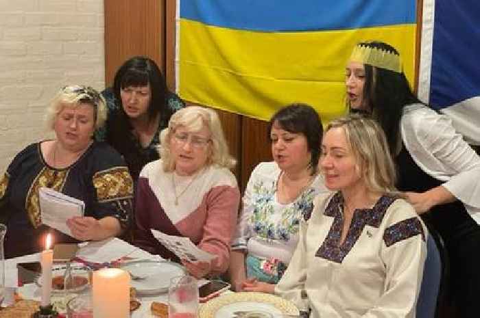 Ukrainian refugees gather in Dumfries to celebrate Orthodox Christmas