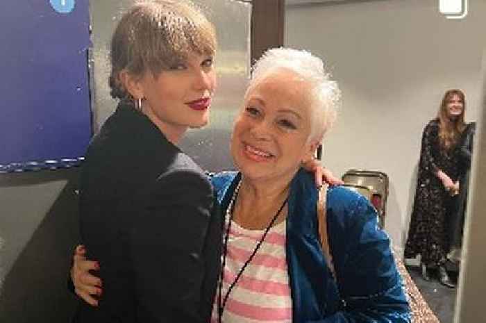 The 1975 fans spot hilarious background detail as Denise Welch cosies up to Taylor Swift