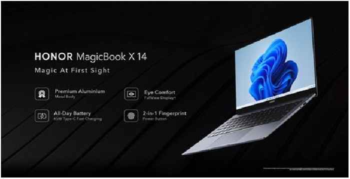 HONOR Launches HONOR MagicBook X14 with 11th Gen Intel Core i5-1135G7 Processor and Windows 11