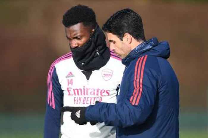 Saka concern, Nketiah warning - Four things spotted in Arsenal training ahead of Tottenham clash