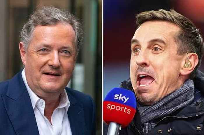 Piers Morgan ready to lodge bet with Gary Neville in spat over Arsenal and Man Utd