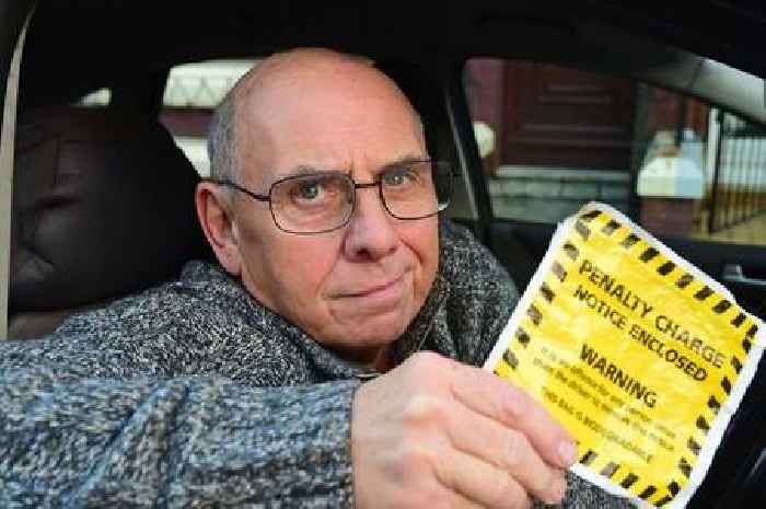Angry driver slapped with parking ticket outside home he's lived in for 40 years