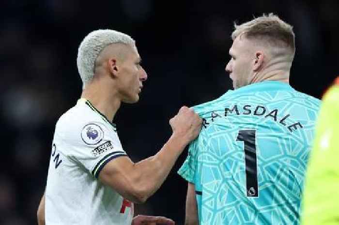 What Aaron Ramsdale did to upset Richarlison before Tottenham supporter kicked Arsenal man