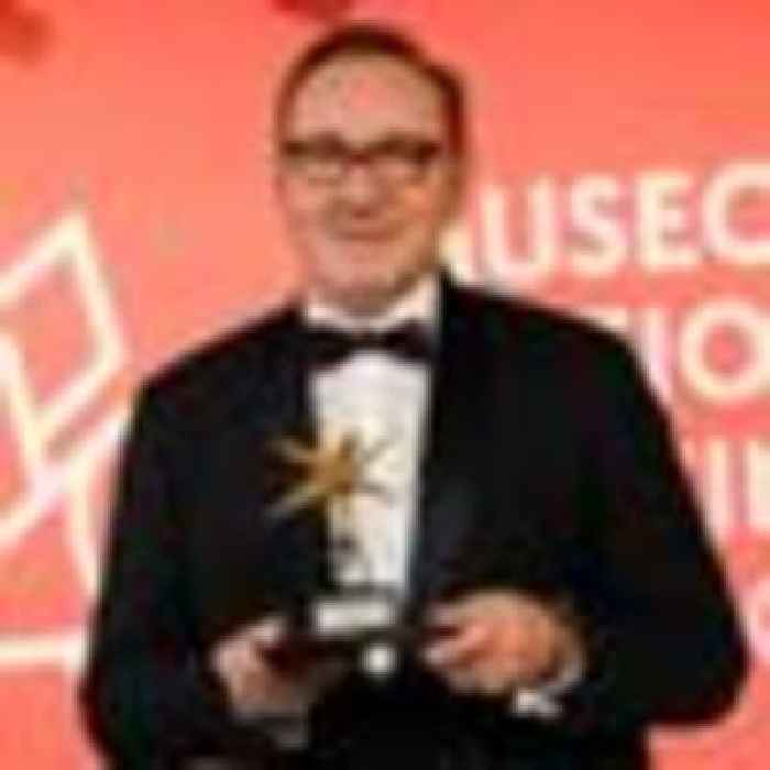 Kevin Spacey picks up lifetime achievement award in Italy - days after UK court appearance