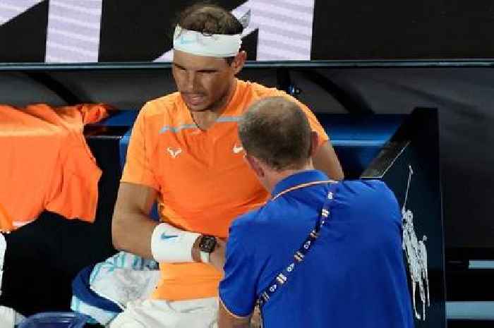 Injured Rafael Nadal winces as he crashes out of Australian Open in straight sets
