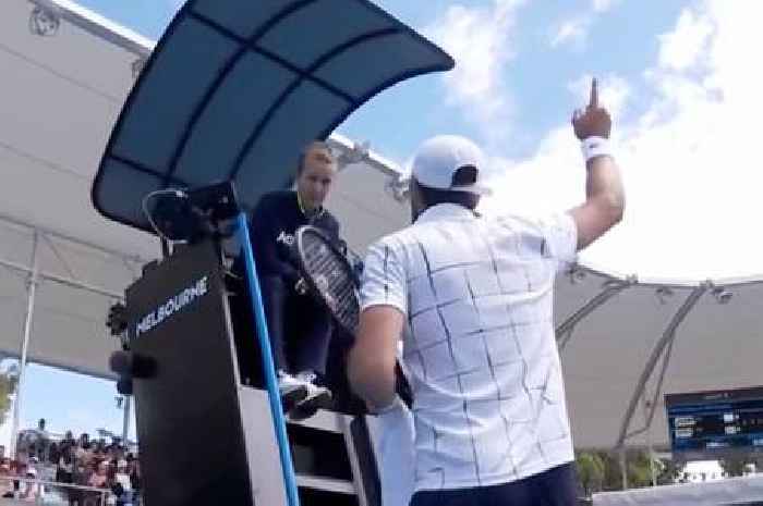 Australian Open star goes on bizarre rant accusing umpire of 'watching the birds'