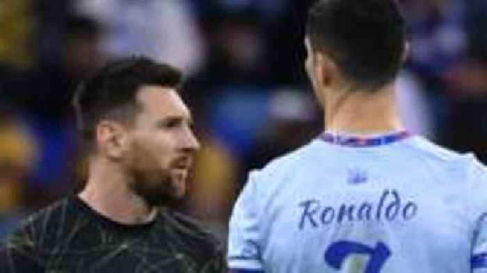 Ronaldo and Messi both score in Saudi exhibition