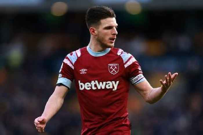 Declan Rice urged to snub Chelsea and Arsenal transfer as West Ham star tipped for summer exit