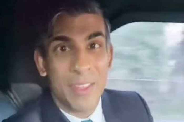 Police 'looking into' video of Rishi Sunak not wearing seatbelt in car