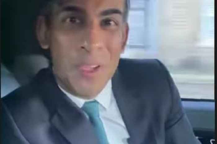 Prime Minister Rishi Sunak fined for not wearing seatbelt in back of car