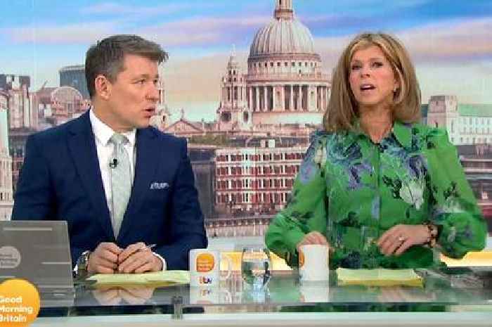 Kate Garraway's GMB co-host Andi Peters flounders after calling her 'old goat'