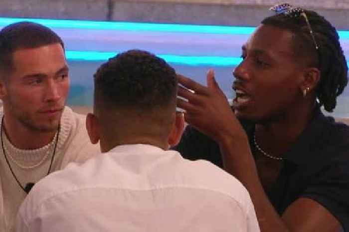 Love Island contestants pulled apart from fight following explosive row in the villa