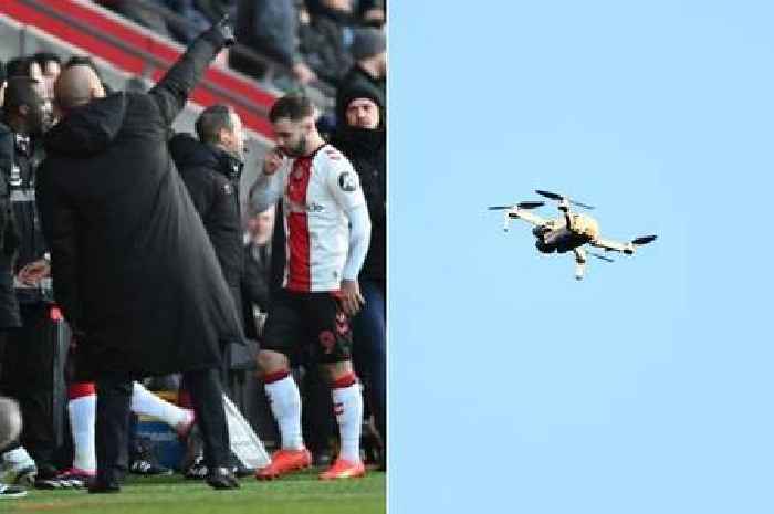 Why drones aren't allowed over football stadiums as Southampton vs Aston Villa is halted