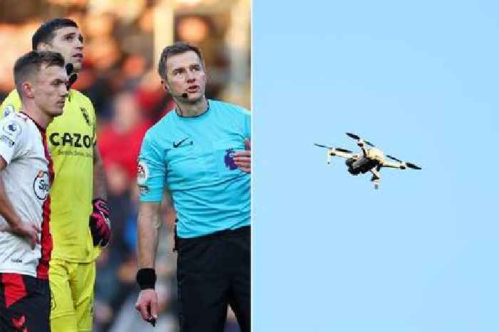 YouTuber says he was 'testing new drone in Southampton' as Premier League game suspended