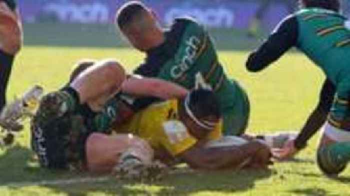 Two sent off for Northampton in La Rochelle defeat