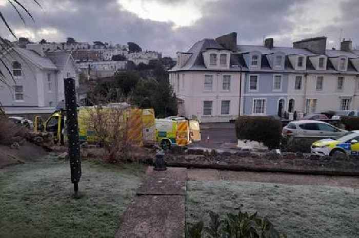 Torquay house is surrounded by armed police - updates
