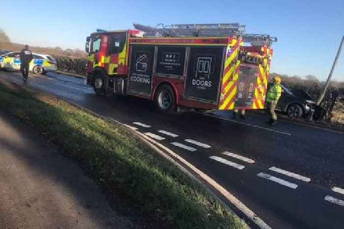 Live updates as emergency services attend crash near Grantham