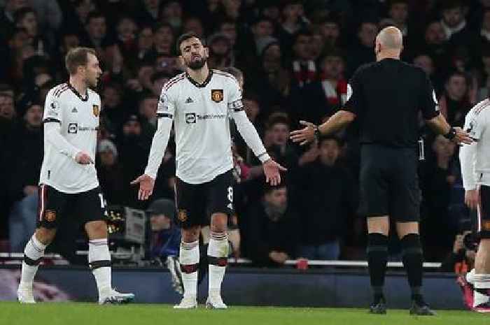 Bruno Fernandes branded 'petty' and 'embarrassing' for Man Utd penalty shout vs Arsenal
