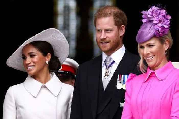 Zara Tindall's 'brutal' comment to Prince Harry at Princess Eugenie's wedding