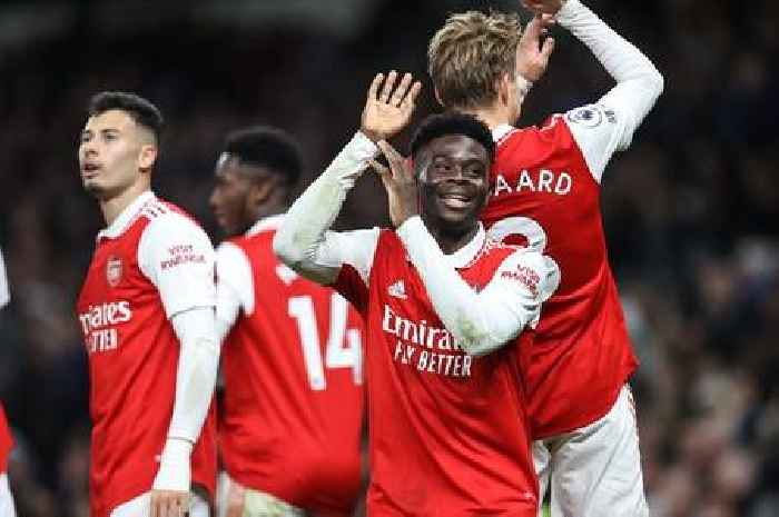 Bukayo Saka completes Sky Sports challenge as Arsenal ace scores wonderstrike against Man United