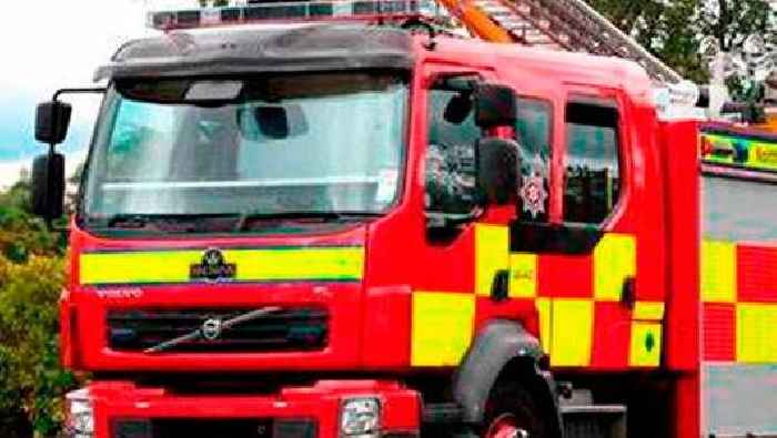 Air ambulance attends scene of Bangor housefire – nobody taken from the scene