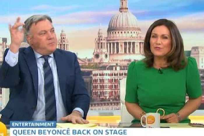 Good Morning Britain's Susanna Reid in hysterics as Ed Balls starts doing famous Beyonce dance live on-air