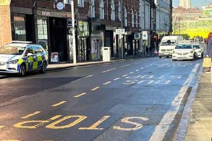 Police called to Nottingham city centre street over concerns for man's safety